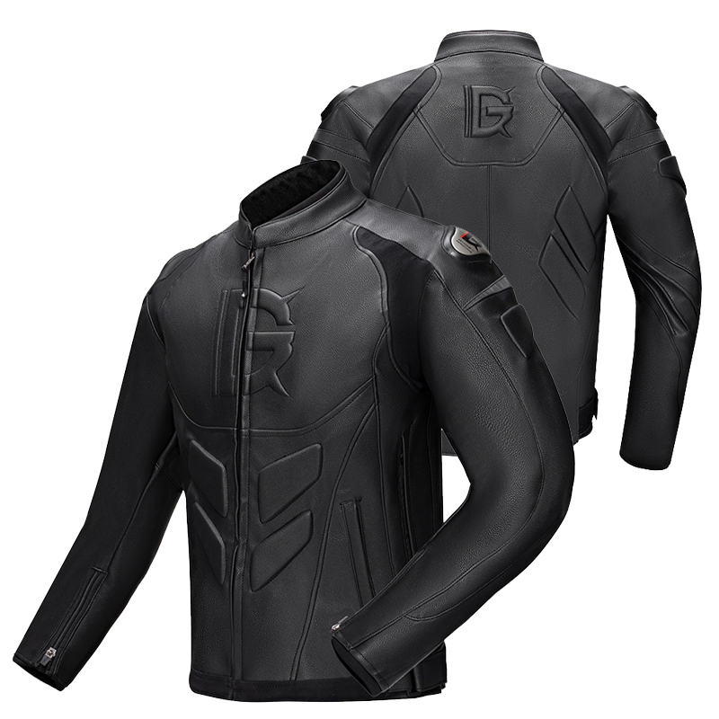 Riding Jacket Leather - Winter Windproof Warm Motorcycle Jacket Retro