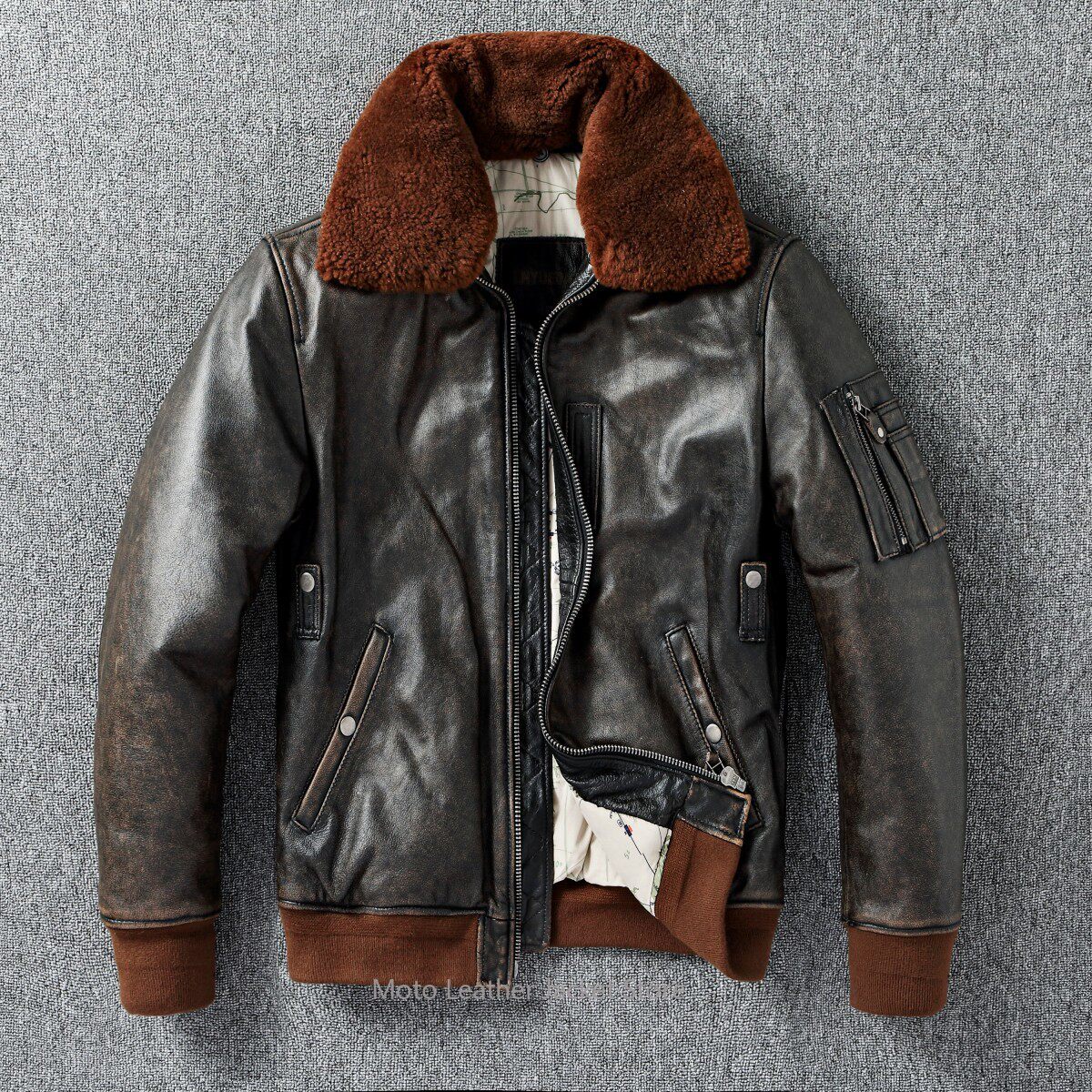 B-15 Flight Jacket Quilted Gen - Riding Jacket Leather reseña y precio