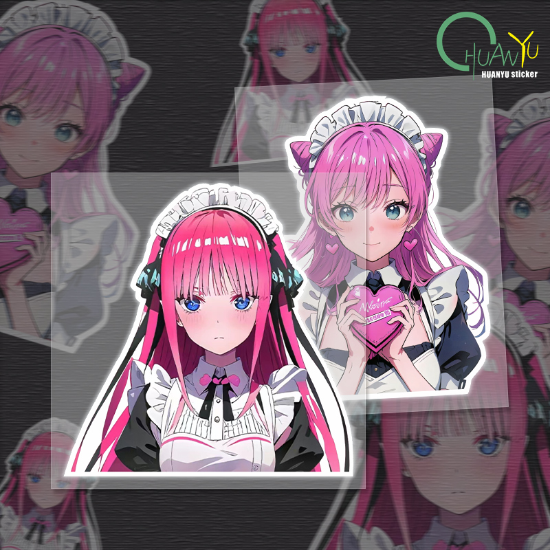 JDM Cute Girl Anime Car Sticke - Motorcycle Gear Hub reseña y precio