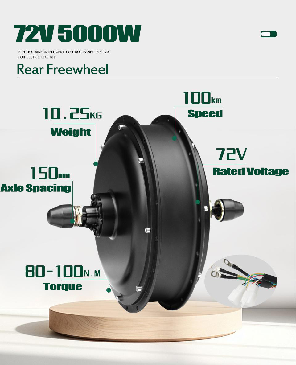 72V 5000W MTX39 EBike Motor Wh - Motorcycle Gear Hub reseña y precio