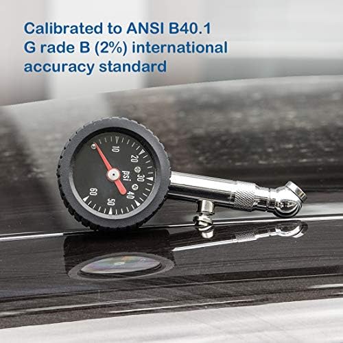 CZC AUTO Heavy Duty Tire Press - Tyre Pressure Gauge reseña y precio