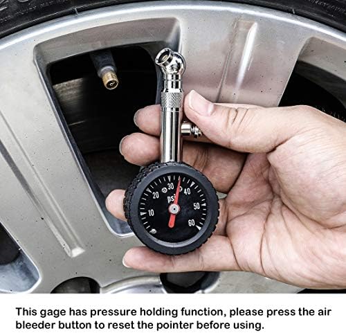 CZC AUTO Heavy Duty Tire Press - Tyre Pressure Gauge reseña y precio