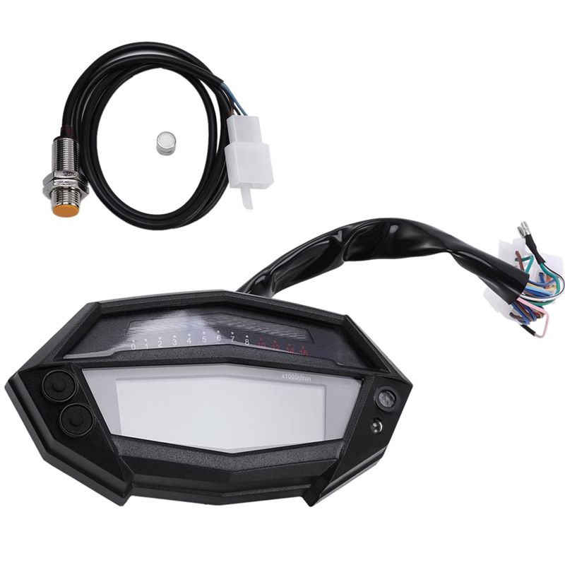 A95E-Motorcycle Gauge LCD Spee - Motorcycle Gear Icon reseña y precio