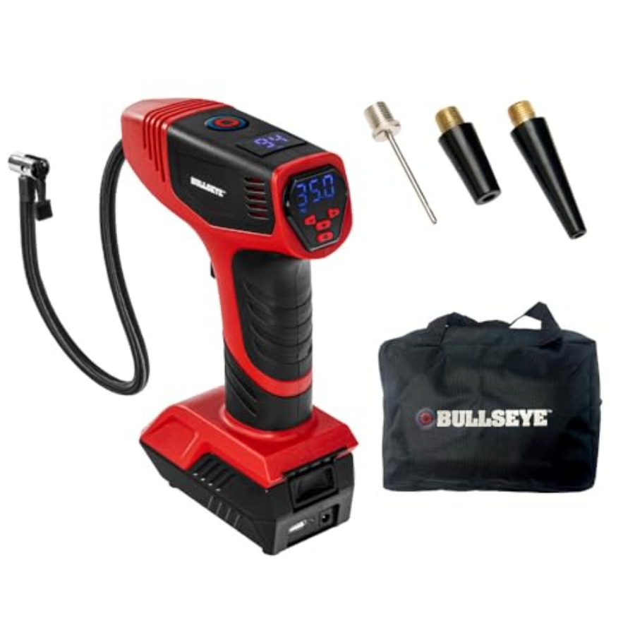 BULLSEYE PRO Tire Inflator wit - Tyre Pressure Gauge reseña y precio