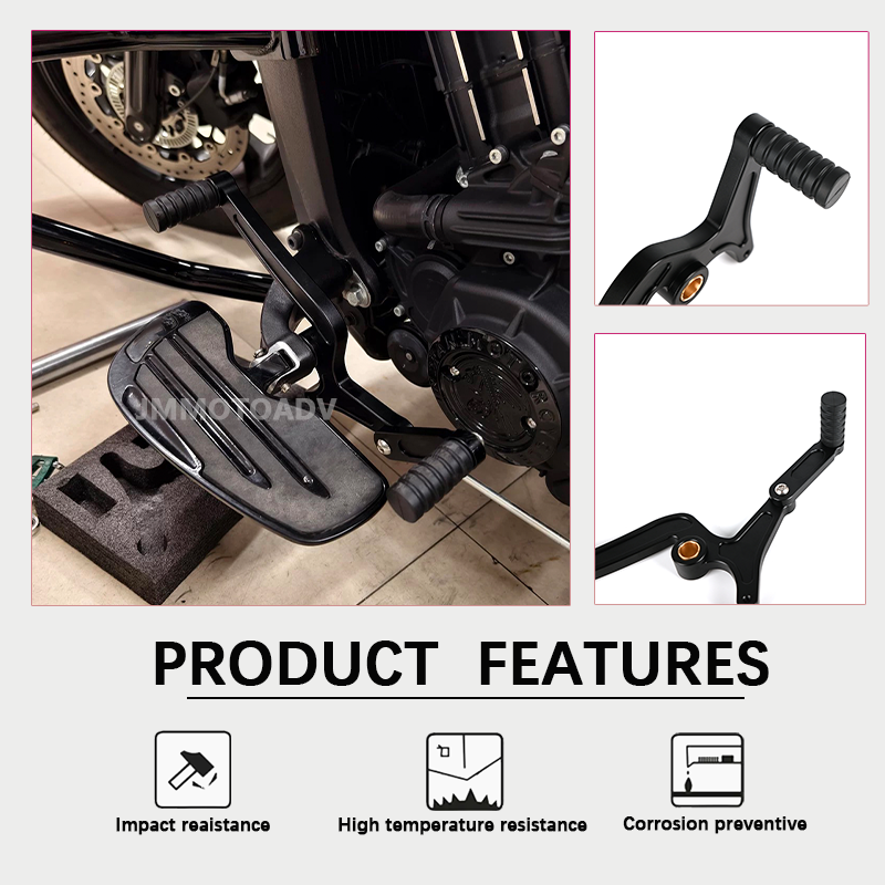 Motorcycle Heel/Toe Gear Shift - Motorcycle Gear Harley Davidson reseña y precio