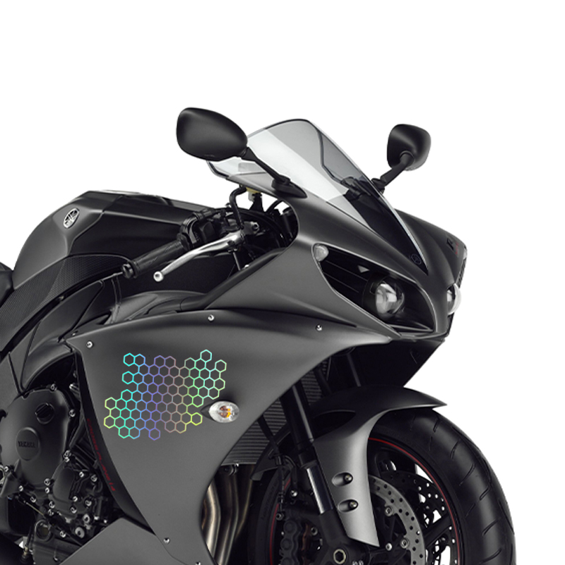 Motorcycle Sticker Honeycomb H - Motorcycle Gear Helmets reseña y precio