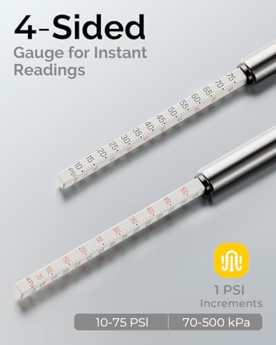 Pencil Tire Pressure Gauge 2 P - Tyre Pressure Gauge reseña y precio