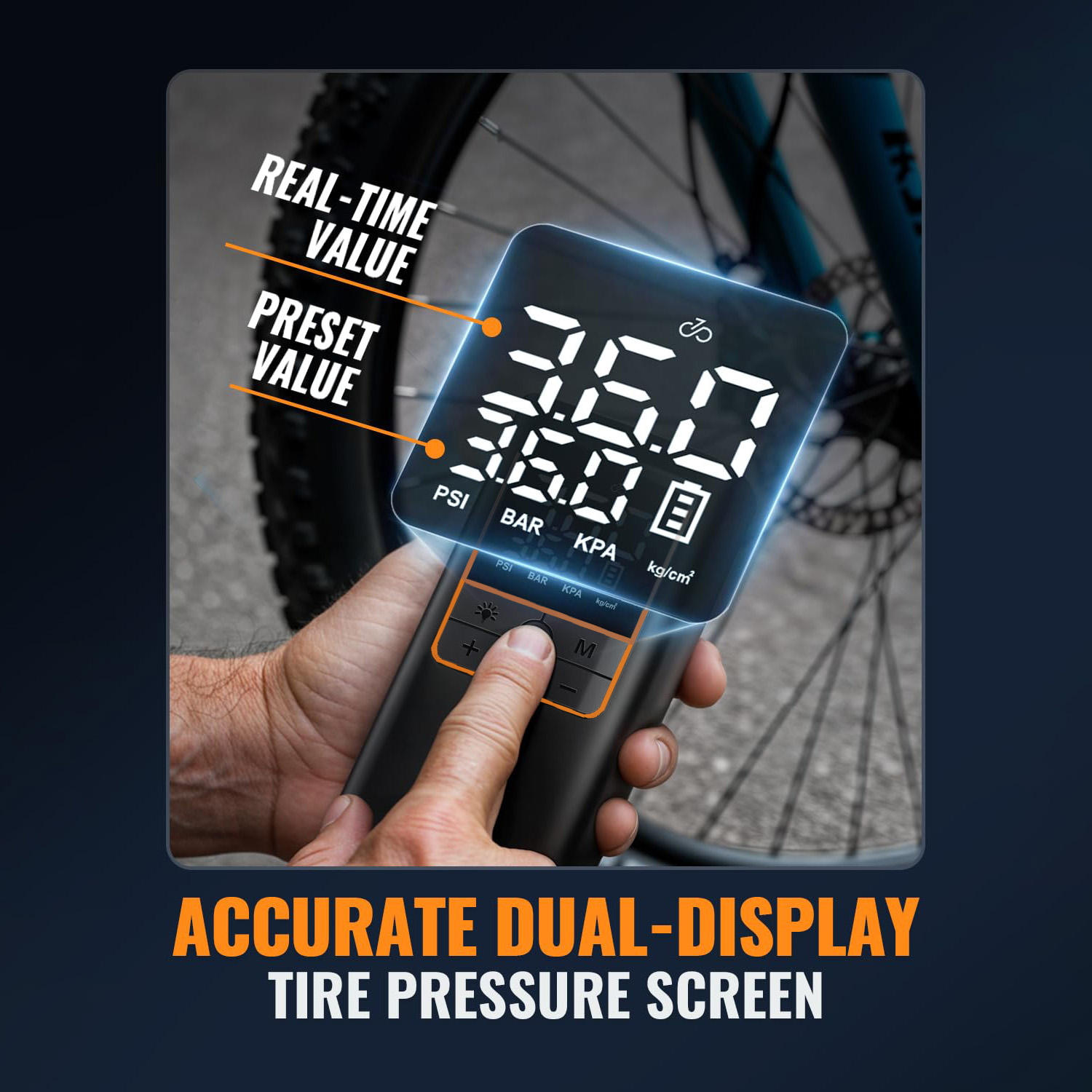 Tire Inflator Portable Air Com - Tyre Pressure Gauge reseña y precio