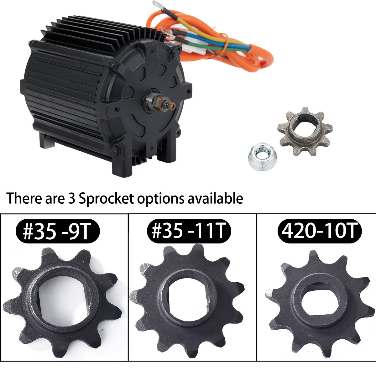 Kunray KR5V V2 72V 5000W Elect - Motorcycle Gear Hub reseña y precio