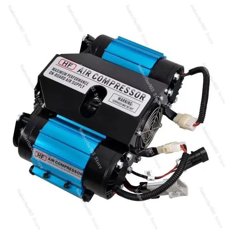 Double Cylinder Air Pump HF Pu - Tyre Pressure Gauge reseña y precio