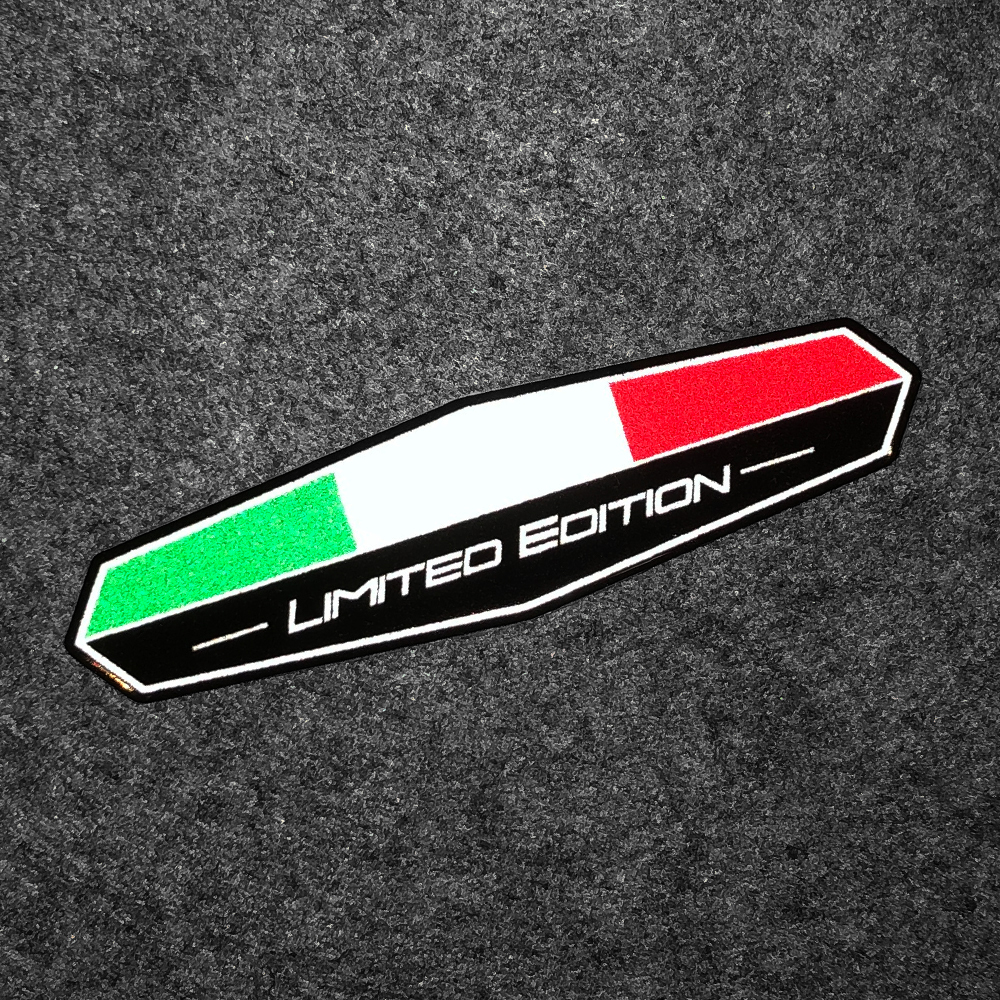 Italy Flag 3D Epoxy Sticker Mo - Motorcycle Gear Hub reseña y precio